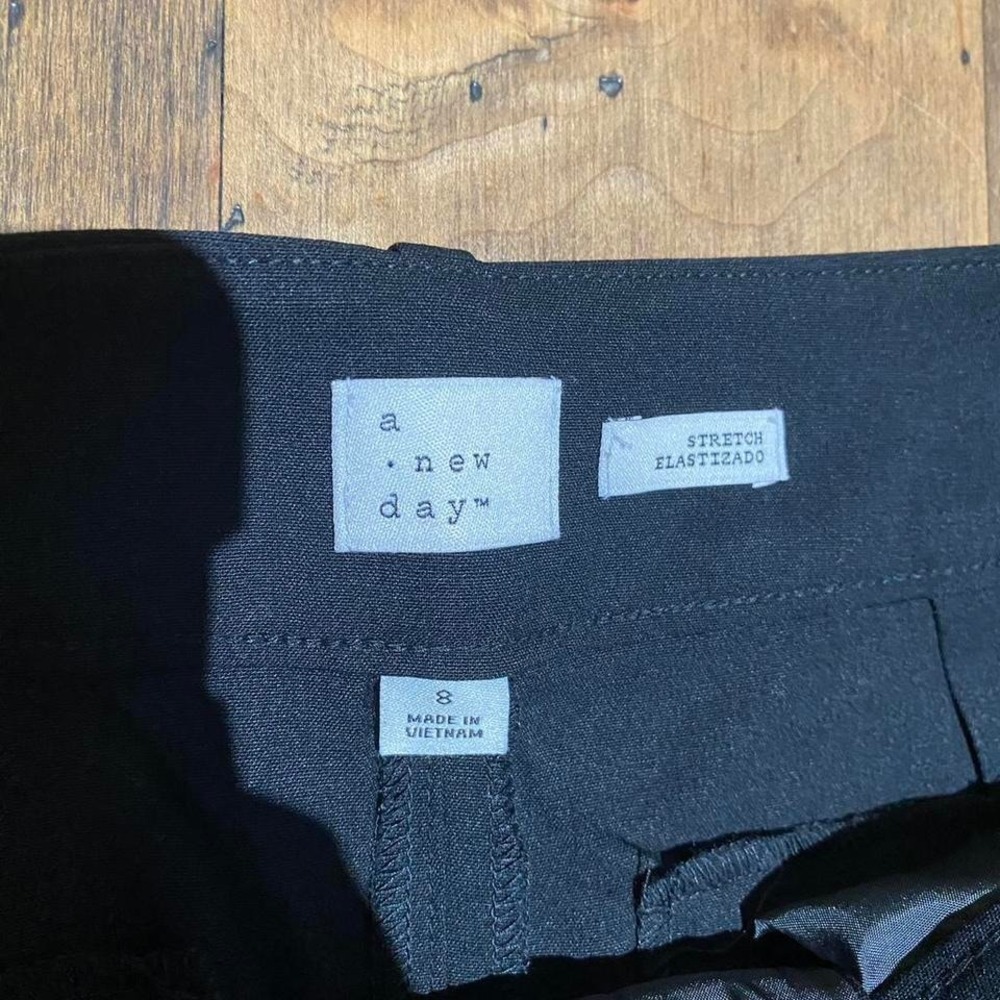 A New Day black wide leg trousers Size 8 - Picture 4 of 7